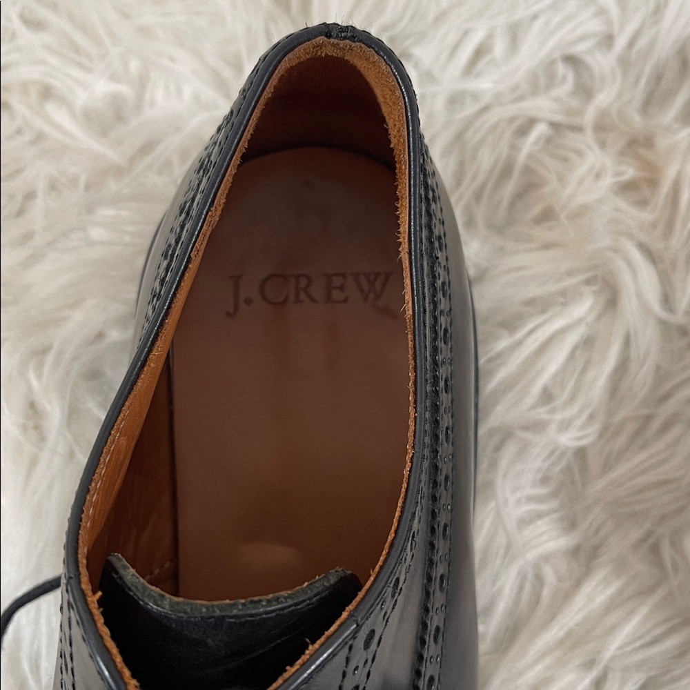 J.Crew Ludlow Leather Wingtip Lace Up Oxford Dress Shoes Size 8.5 Style 18929 - Picture 11 of 12